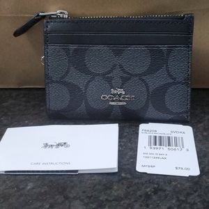 NWT COACH Mini Skinny ID Case